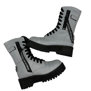 Dolls Kill Poster Girl Reflective Boots